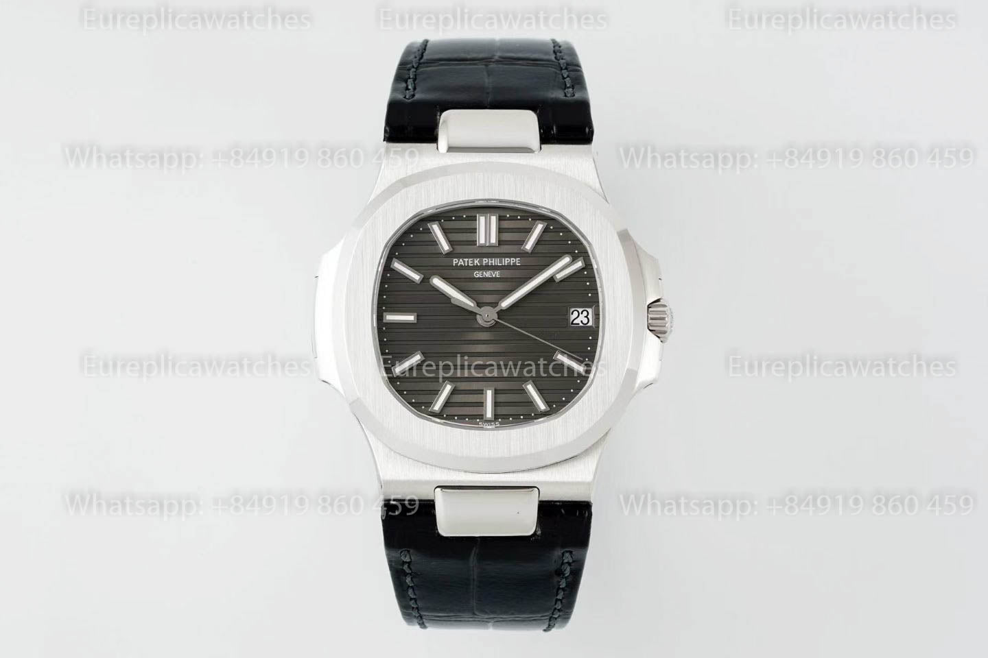 Patek Philippe Nautilus 5711 Pulseira de couro 1:1 Melhor versão DDF Factory