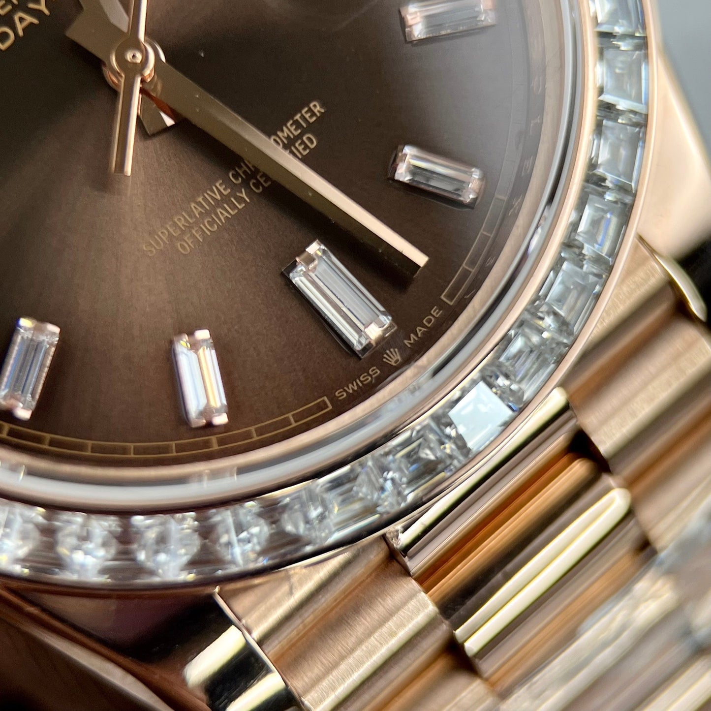 Rolex Day-Date 36 128235-0037 40mm 18k Rosa Oro coated 3235 movimento GM Fabbrica