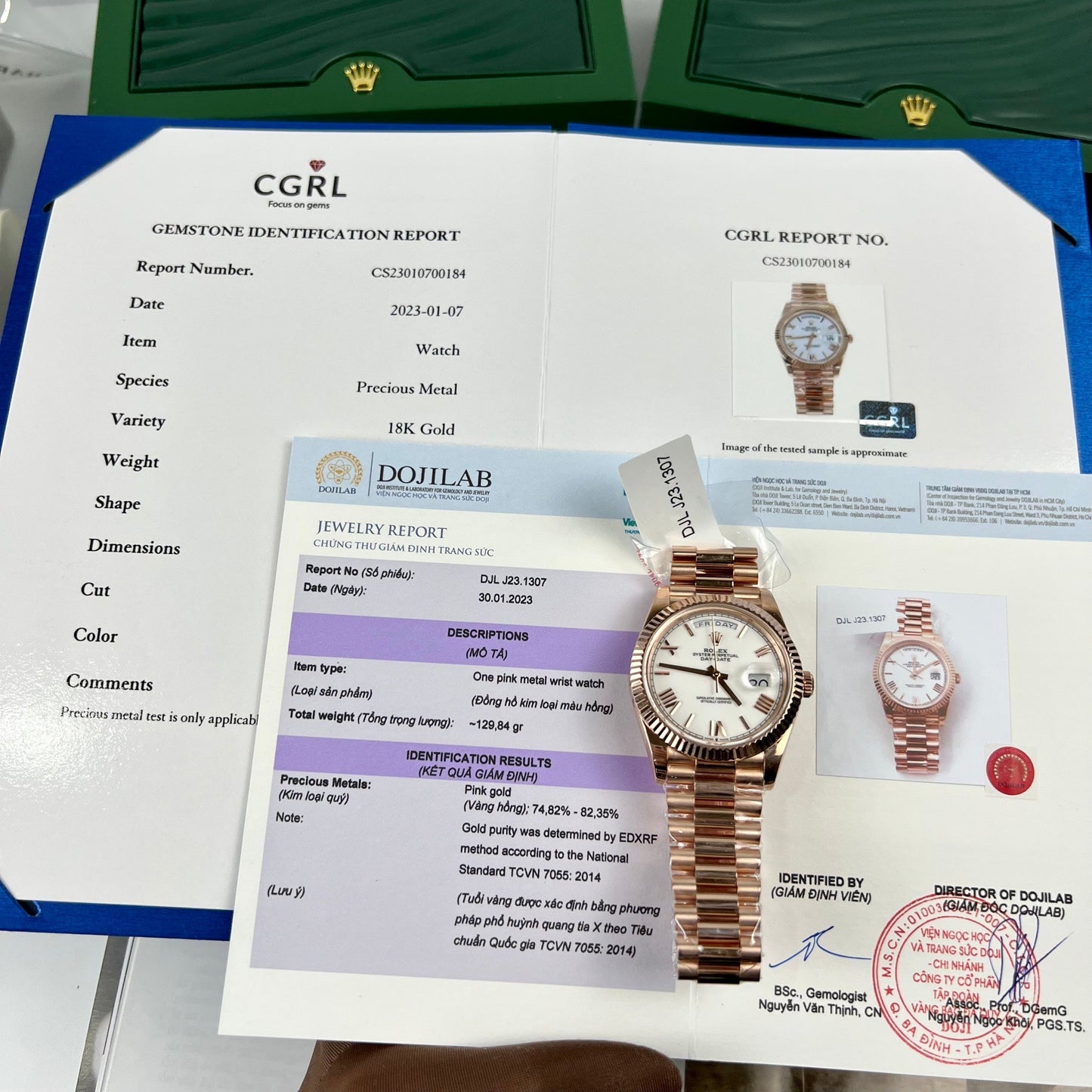 Rolex Day-Date 40 228235-0032 40mm 18k Rosa Oro coated