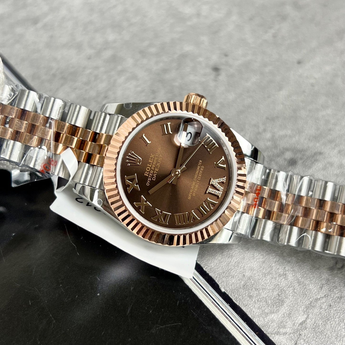 Rolex Datejust 31 M278271-0004 Oystersteel coated 18k Rosa Oro