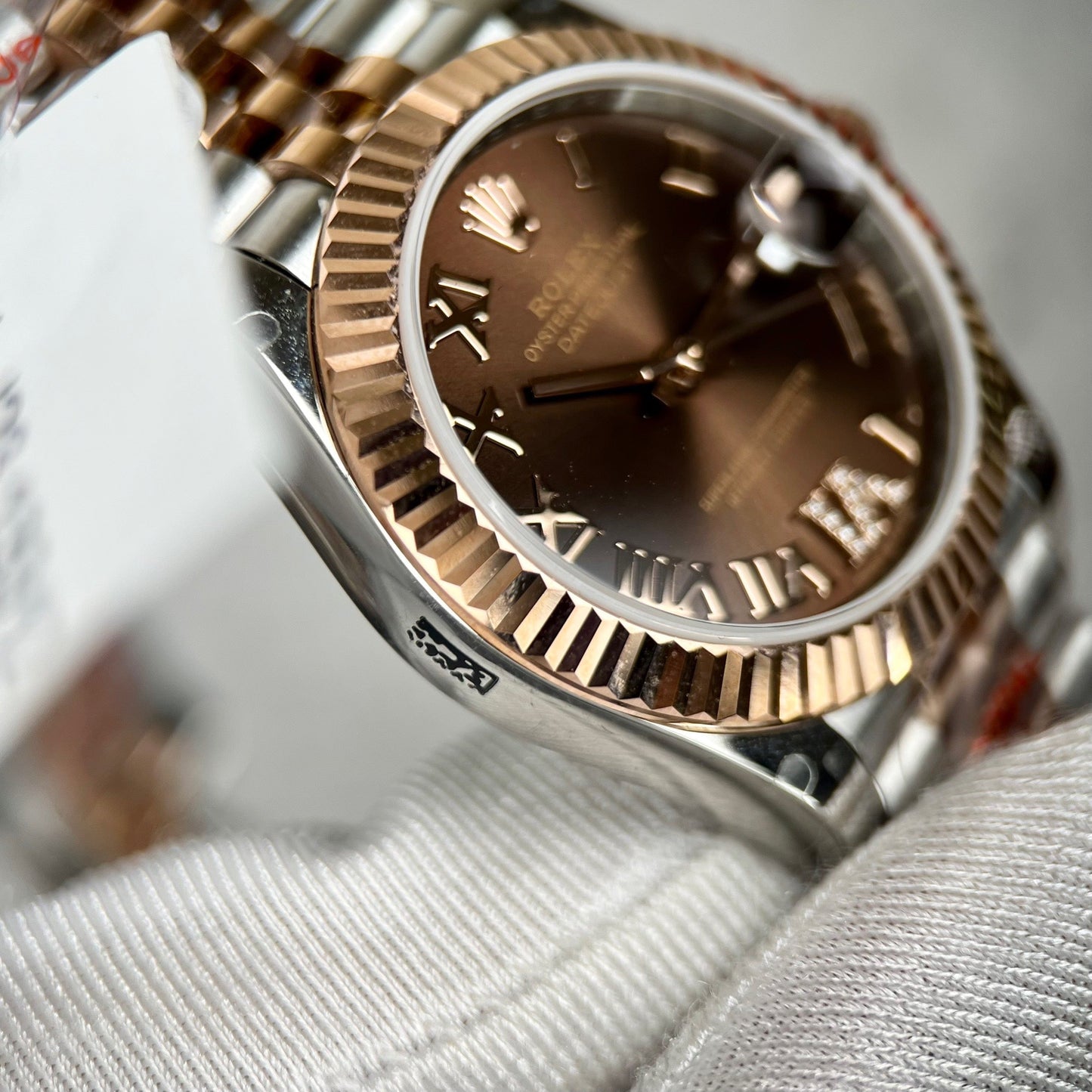 Rolex Datejust 31 M278271-0004 Oystersteel coated 18k Rosa Oro