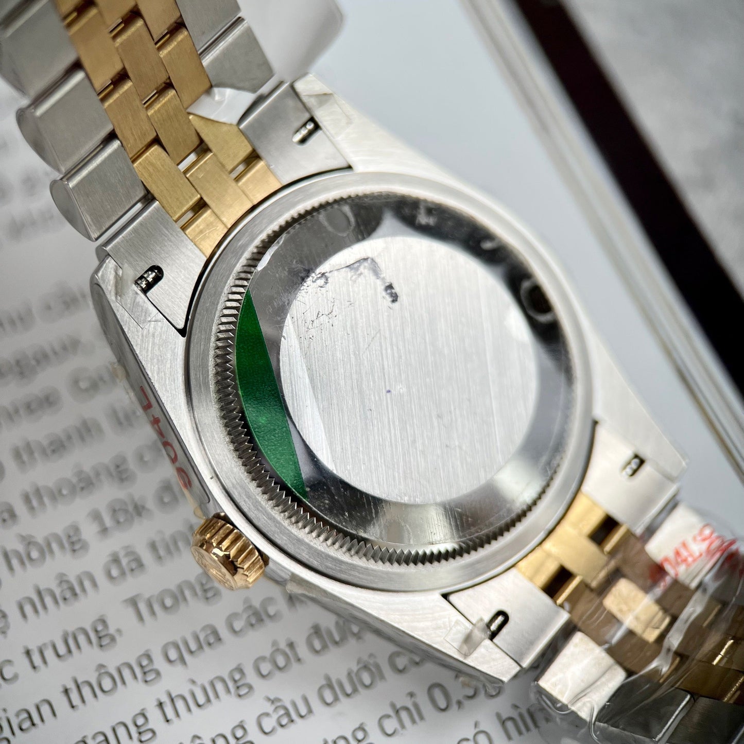 Rolex Datejust 36mm Diamonds 126283RBR 18k yellow Oro and moissanite