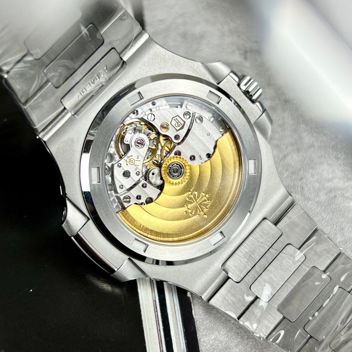Patek Philippe Nautilus 5711/1A-014 made from 3K Fabbrica and custom Moissanite diamonds