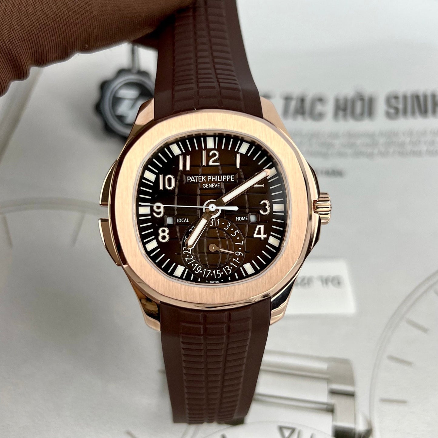 Patek Philippe 5164R-001 Aquanaut 40.8mm 18k Rose gold filled from ZF Fabbrica