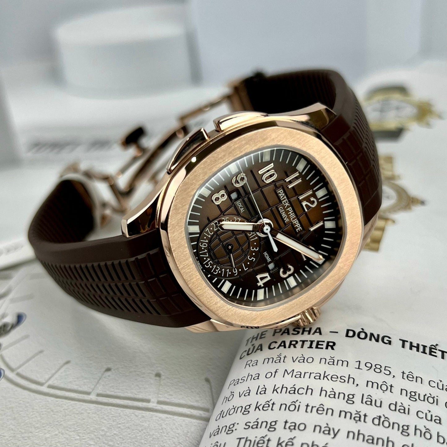 Patek Philippe 5164R-001 Aquanaut 40.8mm 18k Rose gold filled from ZF Fabbrica