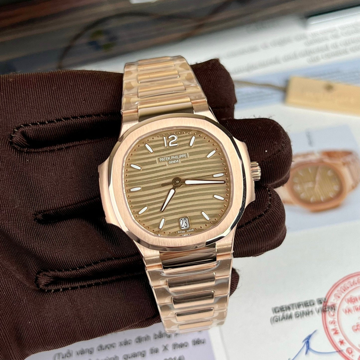 Patek Philippe Nautilus 7118/1R-010 Oro de 18 quilates relleno de 3K Fabbrica