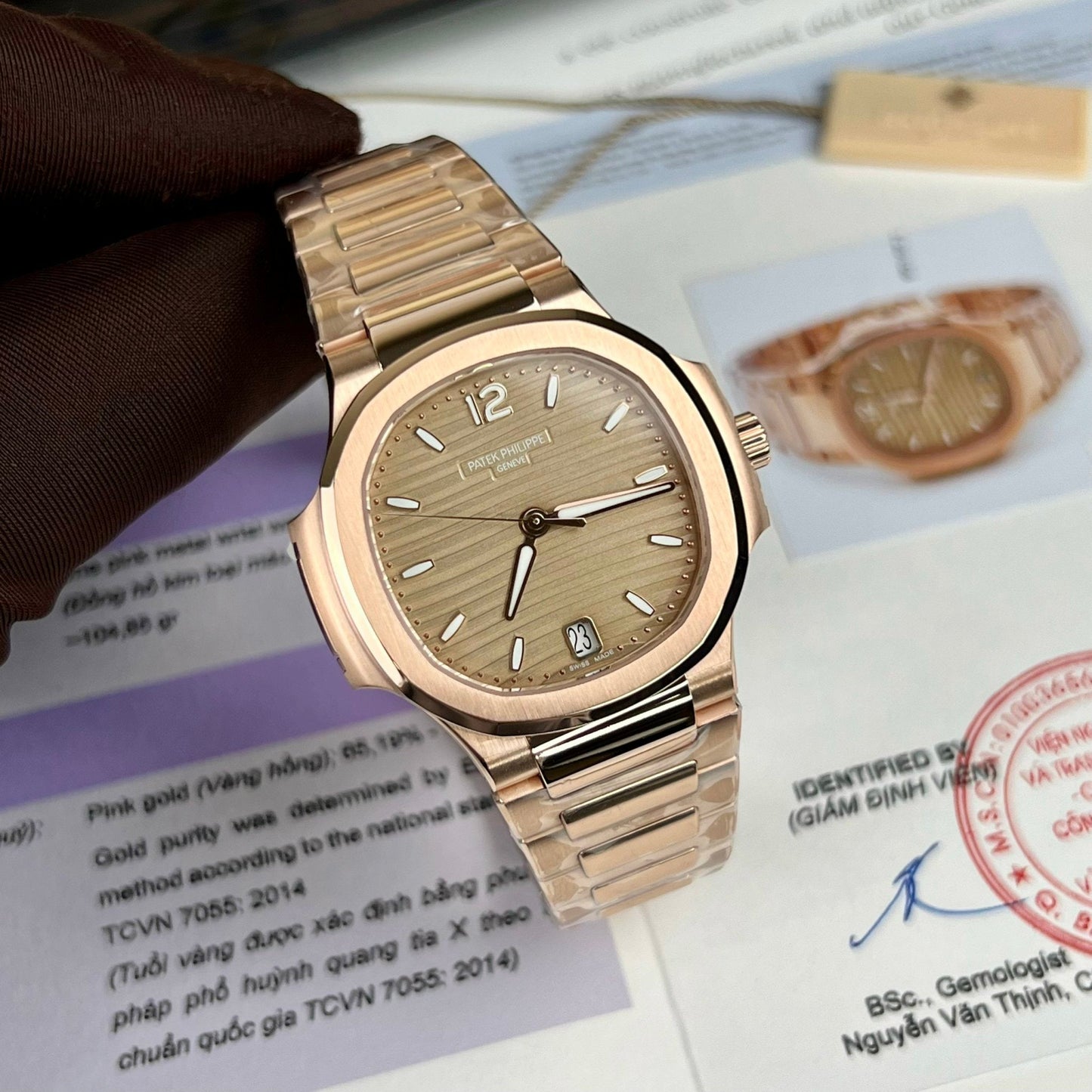 Patek Philippe Nautilus 7118/1R-010 Oro de 18 quilates relleno de 3K Fabbrica
