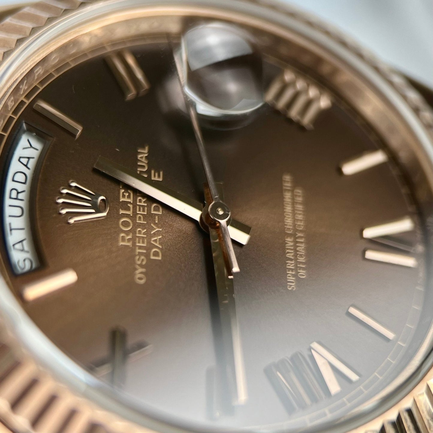 Rolex Day Date President Automatic 228235 18k Rosa Oro filled 150 gram