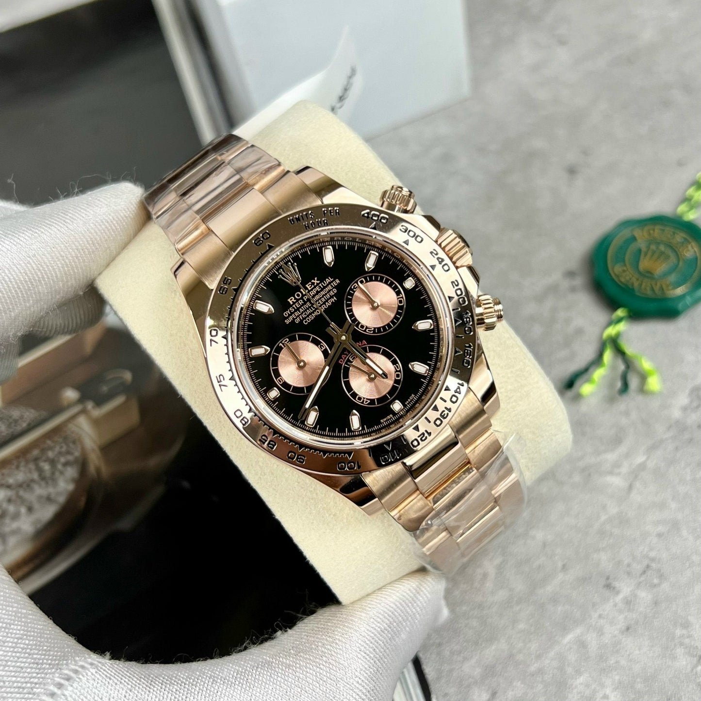 Rolex Cosmograph Daytona M116505-0008 18k Everose Oro Filled