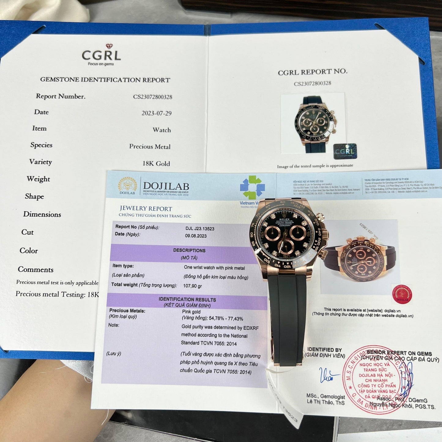 Rolex Cosmograph Daytona M116515ln-0057 custom 18k Oro filled from BT Fabbrica