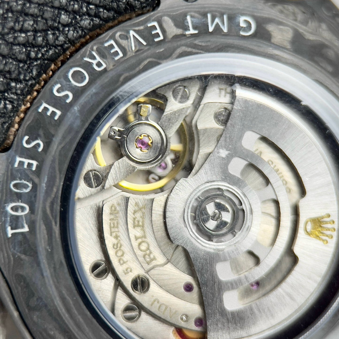 Rolex GMT-MASTER II Diw arabic eagle 1:1 edizione migliore Brown Fabric cinturino