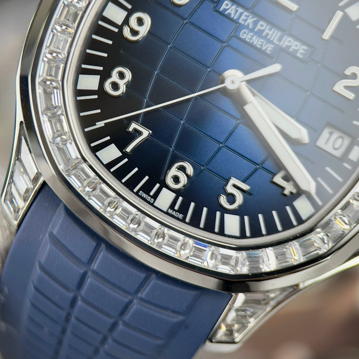 Patek Philippe Aquanaut 5168G-001 Melhor 1:1 Edizione 3K Fabbrica Custom Mossanite