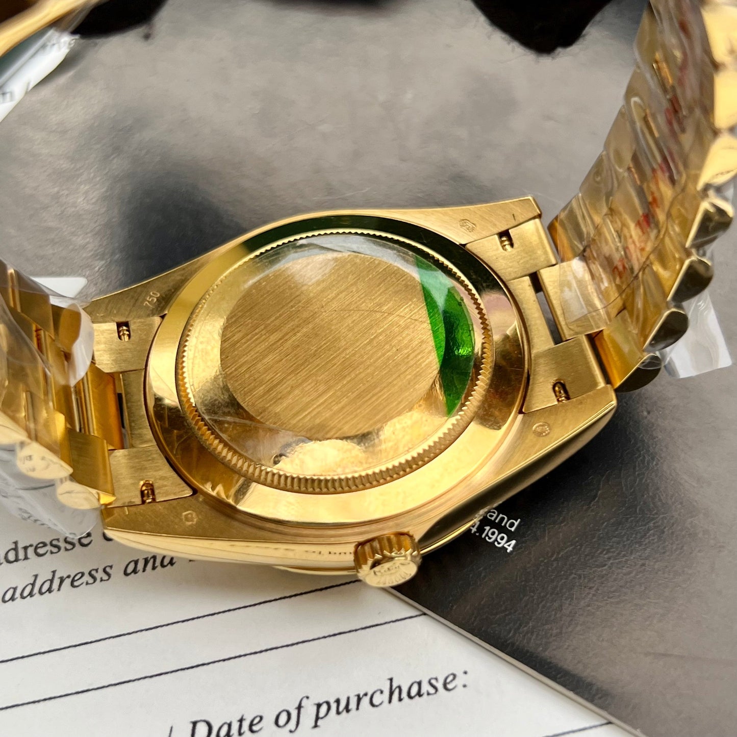 Rolex Day-Date 40 Men's Watch 228238-0006 coated 18k yellow Oro Best 1:1 Edizione