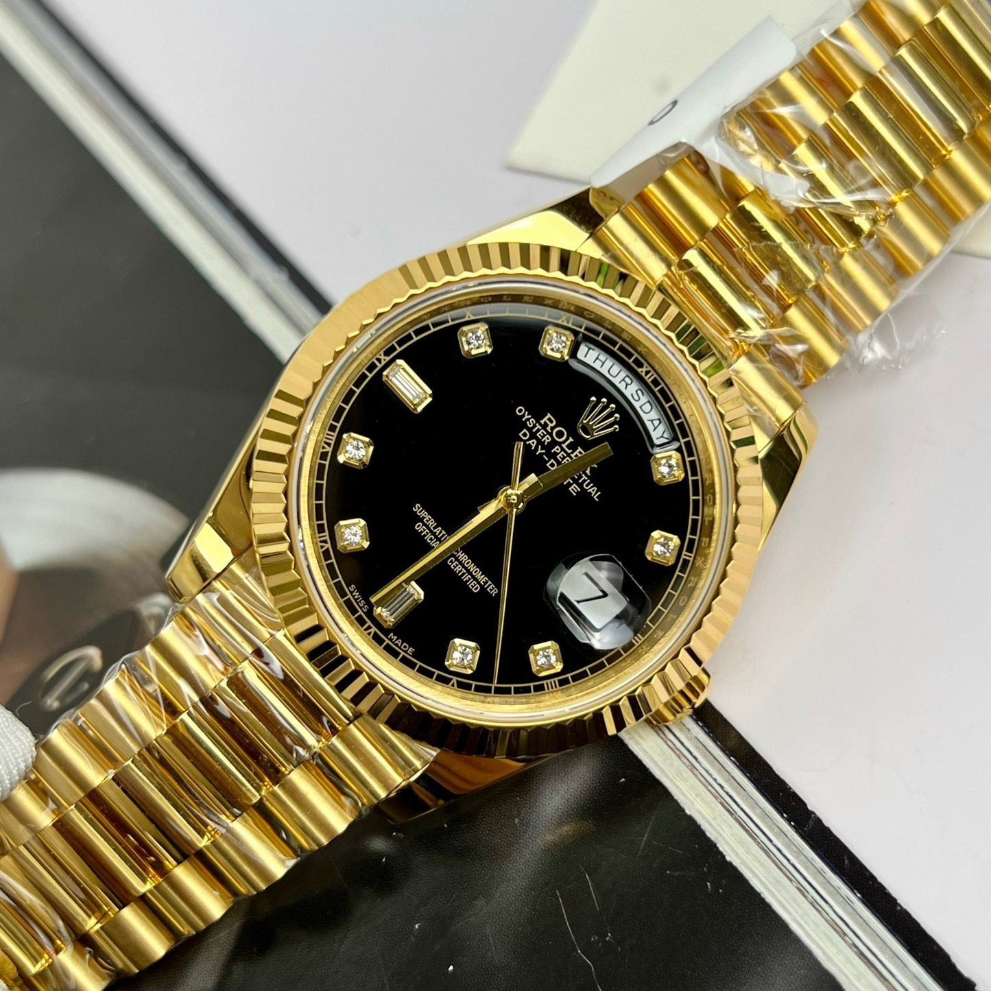 Rolex Day-Date 36 Oro Watch 118238-0111 Oro Filled 18k with 153 gram from GM Fabbrica