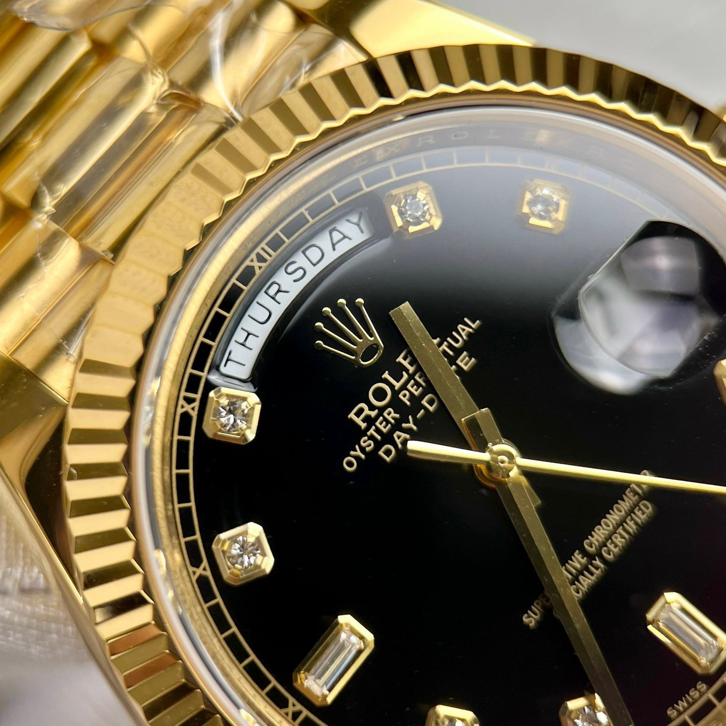 Rolex Day-Date 36 Oro Watch 118238-0111 Oro Filled 18k with 153 gram from GM Fabbrica
