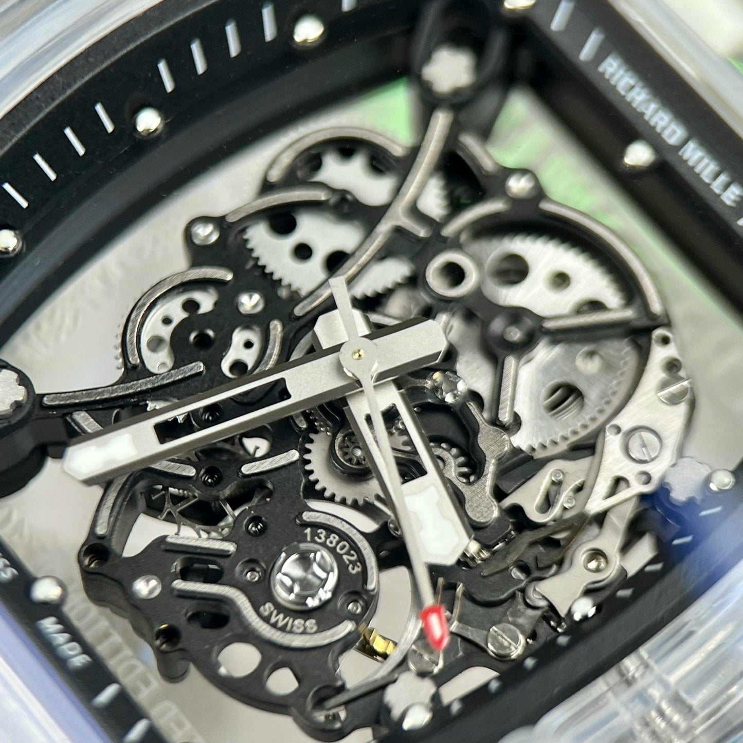 Richard Mille RM055 1:1 Best Edition RM Fabbrica Saphire case