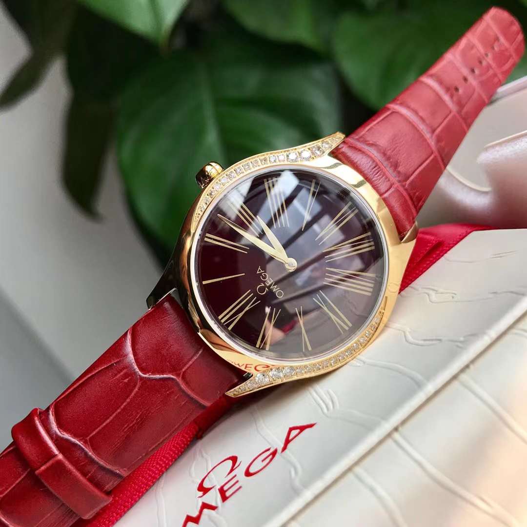 Omega De Ville Trésor Quartz 36 mm 428.58.36.60.11.001 Swiss Original movimento