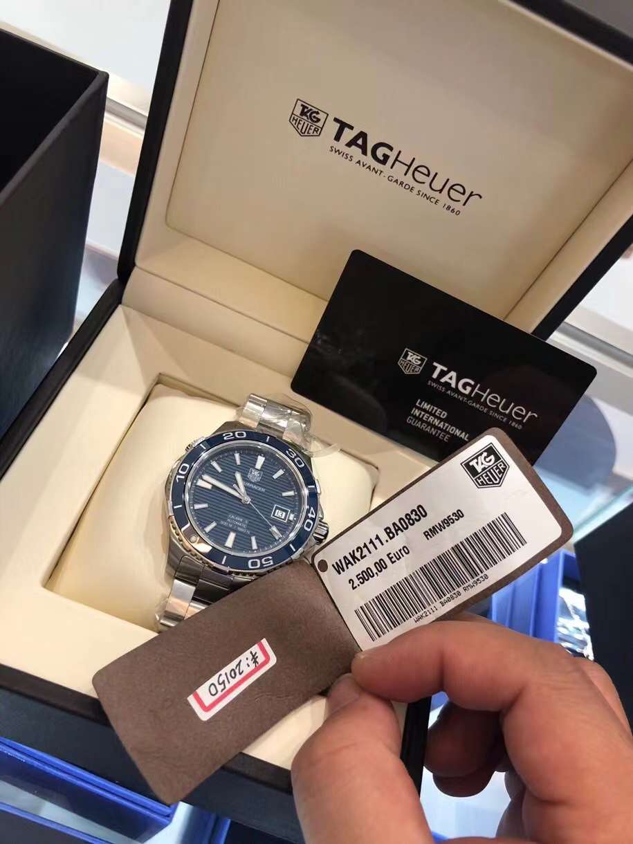 Tag Heuer Aquaracer WAK2111.BA0830 500 Automatic 41mm Swiss Original movimento