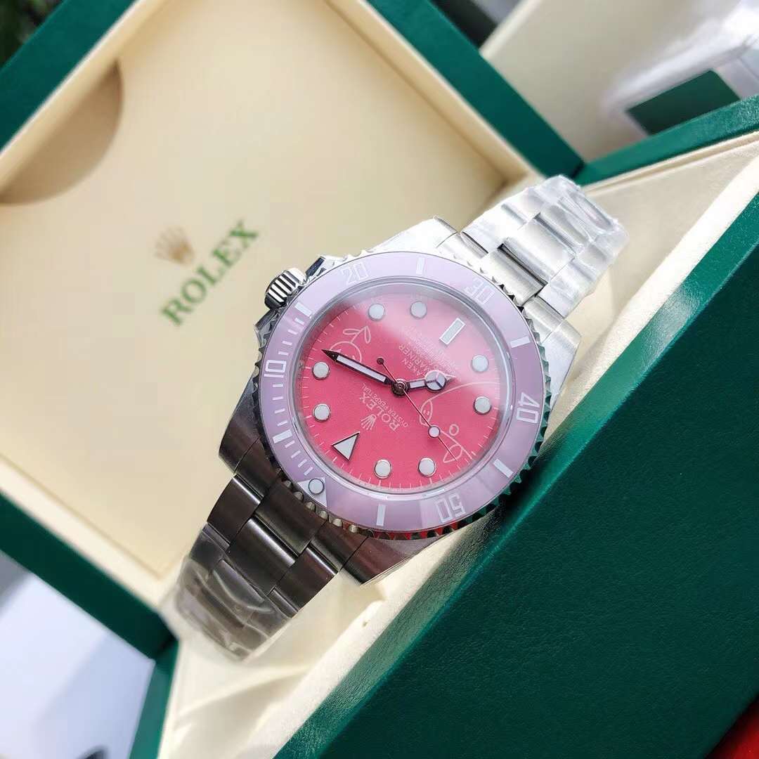 Rolex Submariner BLAKEN Pink Pig Steel no date Swiss Original movimento
