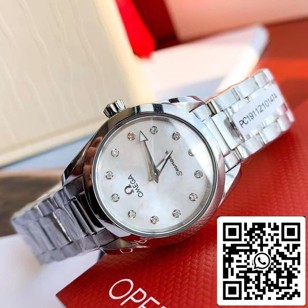 Omega Seamaster Aqua Terra 150M Ladies 28mm Quartz Diamond Swiss Original movimento
