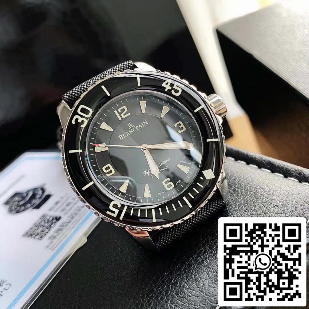 Blancpain Fifty Fathoms 5015-1130-52 Movimento original suíço