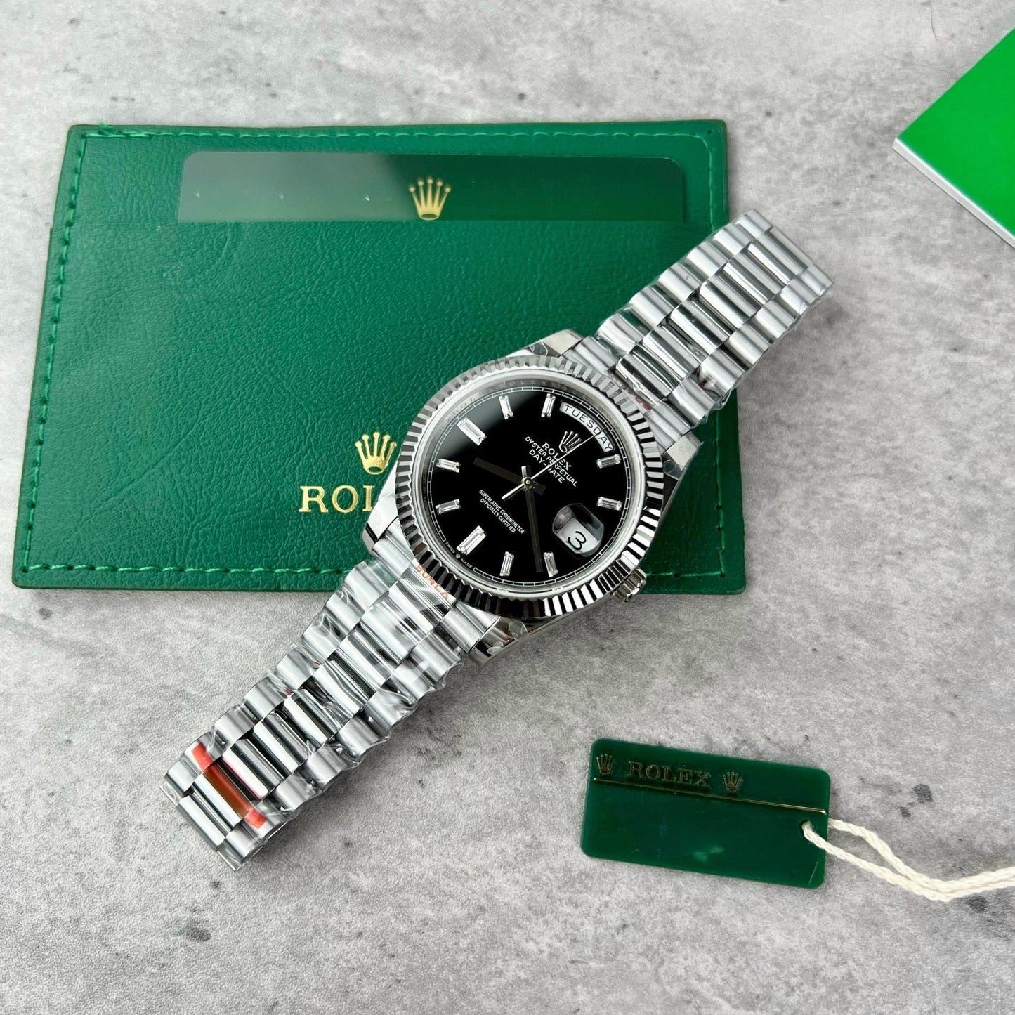 Rolex Day Date M228239 1:1 edizione migliore GM Fabbrica V2 quadrante nero