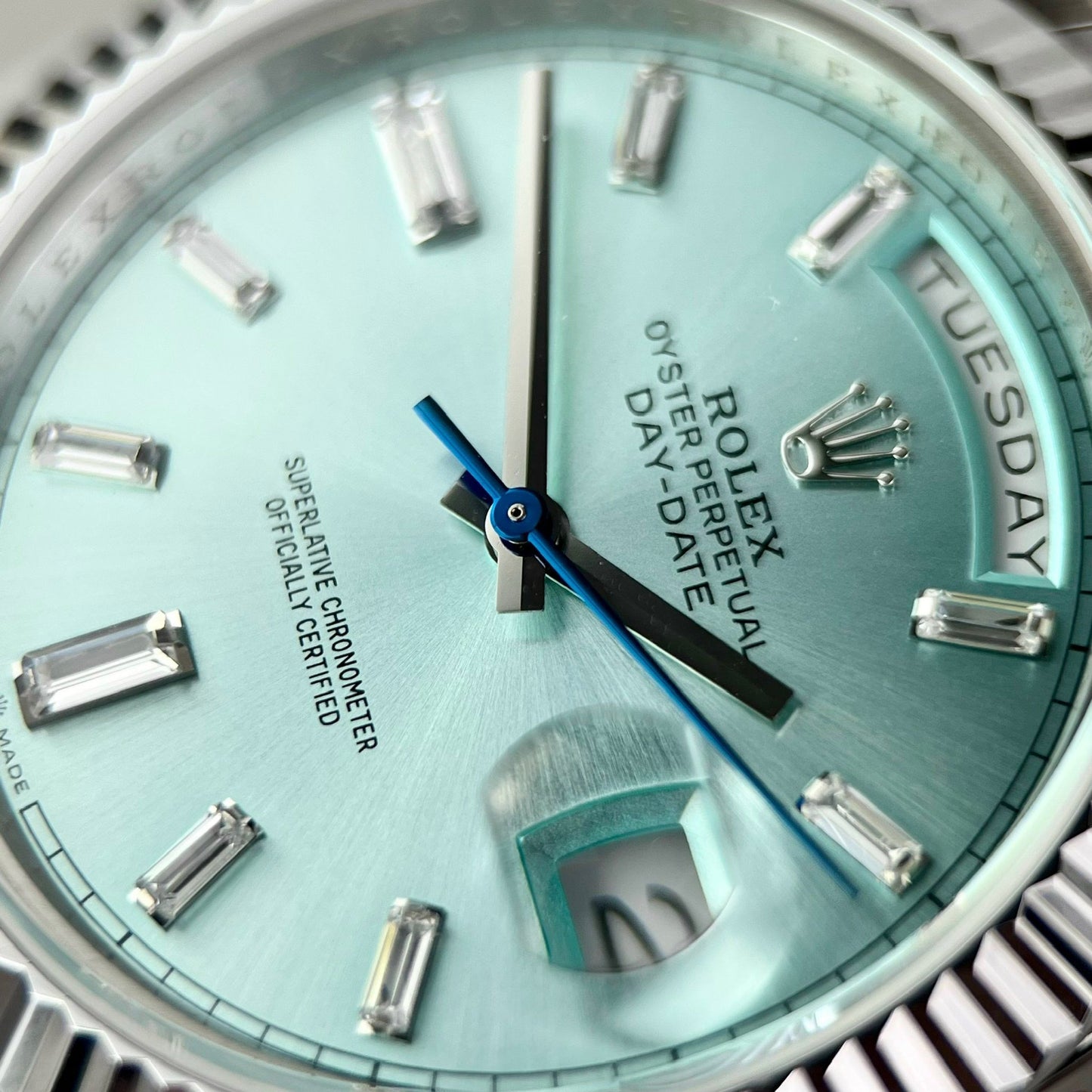 Rolex Day Date M228239 1:1 edizione migliore GM Fabbrica V2 Blu Tiffany quadrante
