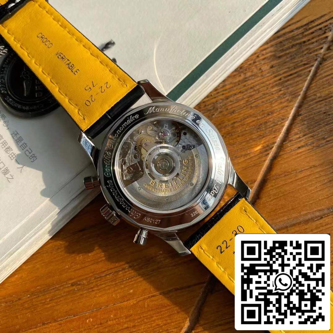 Relógio Breitling Navitimer 1 B01 Cronógrafo 46 Mostrador Azul Masculino - Movimento Original Suíço