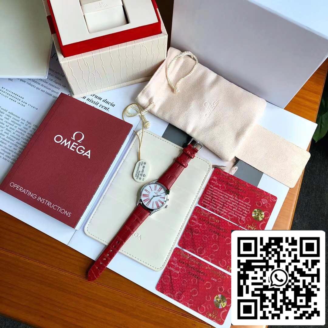 Omega De Ville Trésor Quartz 36 mm 428.18.36.60.04.002 Swiss Original movimento