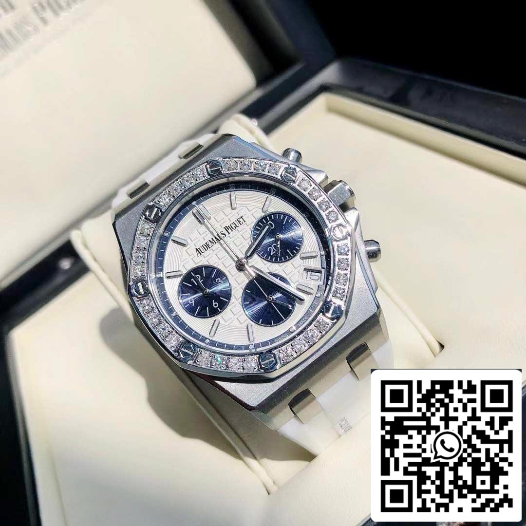 Audemars Piguet Royal Oak Offshore Lady Steel White Dial Diamond Bezel 26231ST.ZZ.D010CA.01