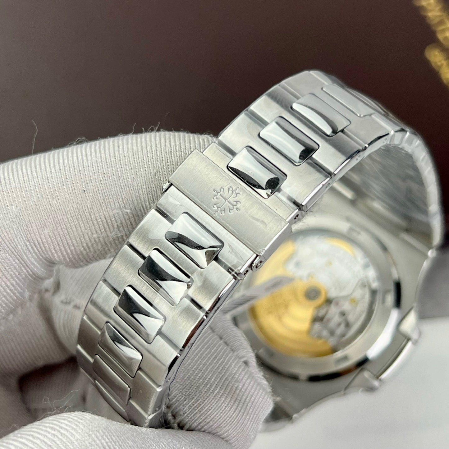 Patek Philippe Nautilus 5711/112P-001Best 1:1 Edition PPF Fabbrica custom Ruby Stone