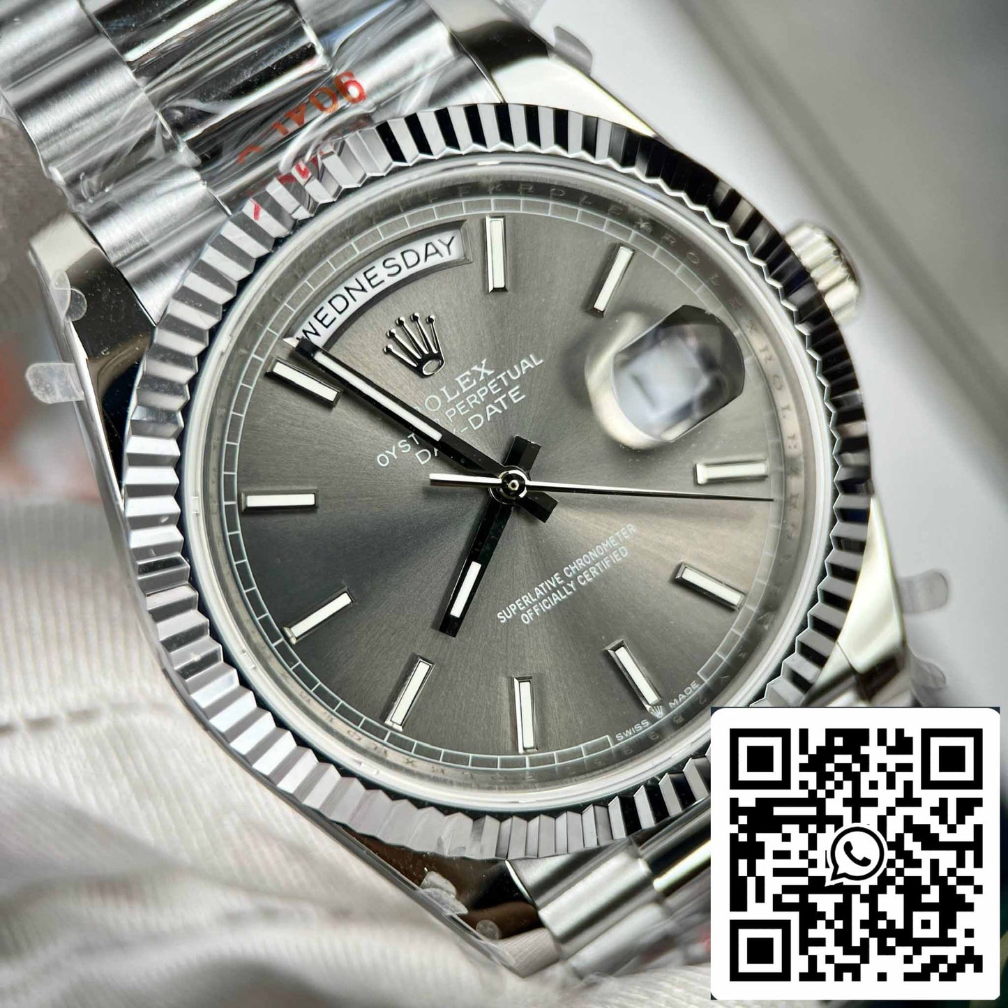 Rolex Day-Date M228236-0013 Platinum slate quadrante Best 1:1 Edizione GM Fabbrica V2