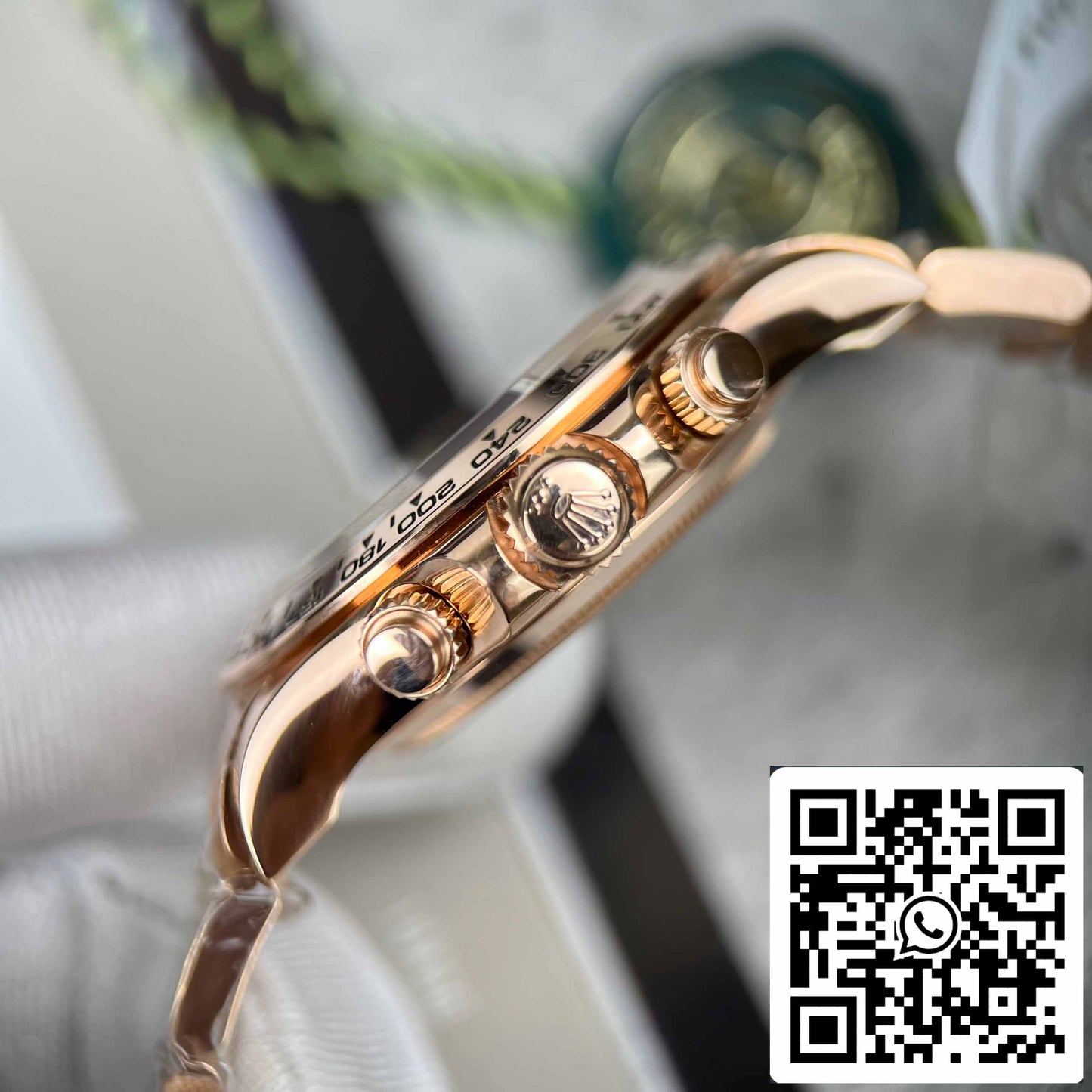 Best replica ROLEX Cosmograph Daytona 116505 Rosa Oro quadrante in meteorite - 18k Rosa Oro coated