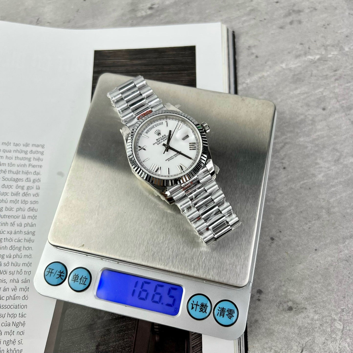 Rolex Day Date 40mm 228238 President Bianco Roman Best 1:1 Edizione GM Fabbrica V2