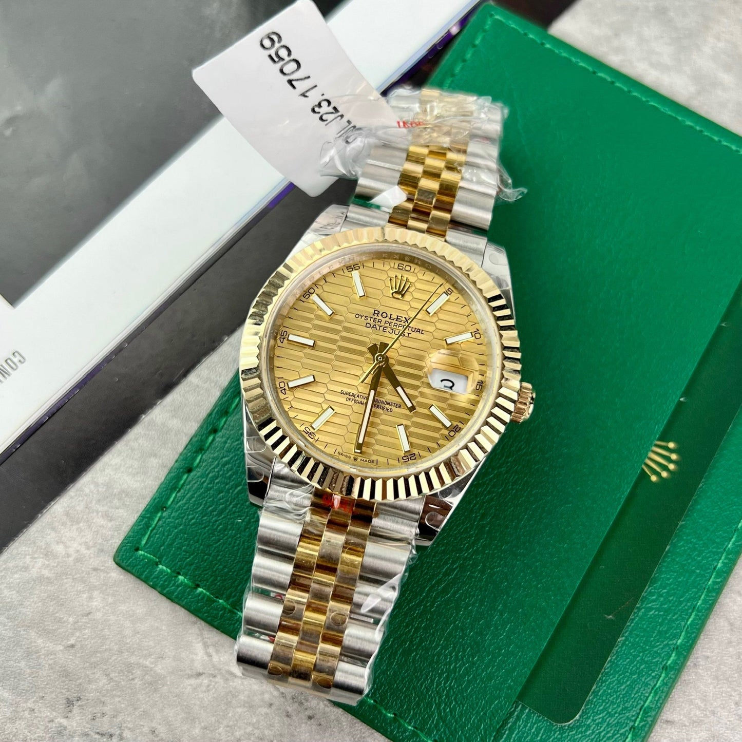 Rolex Datejust 41 126333-0022 Best 1:1 Edizione 18K Oro Wrapped