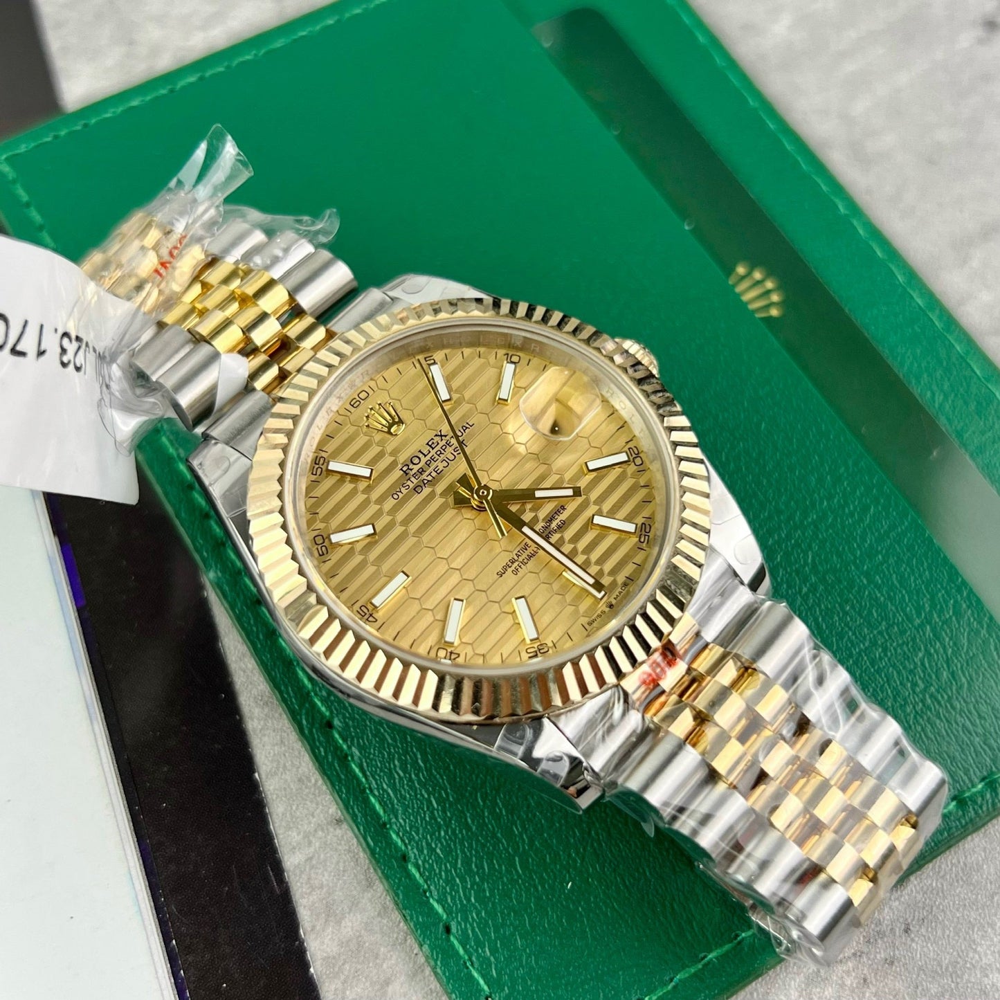Rolex Datejust 41 126333-0022 Best 1:1 Edizione 18K Oro Wrapped