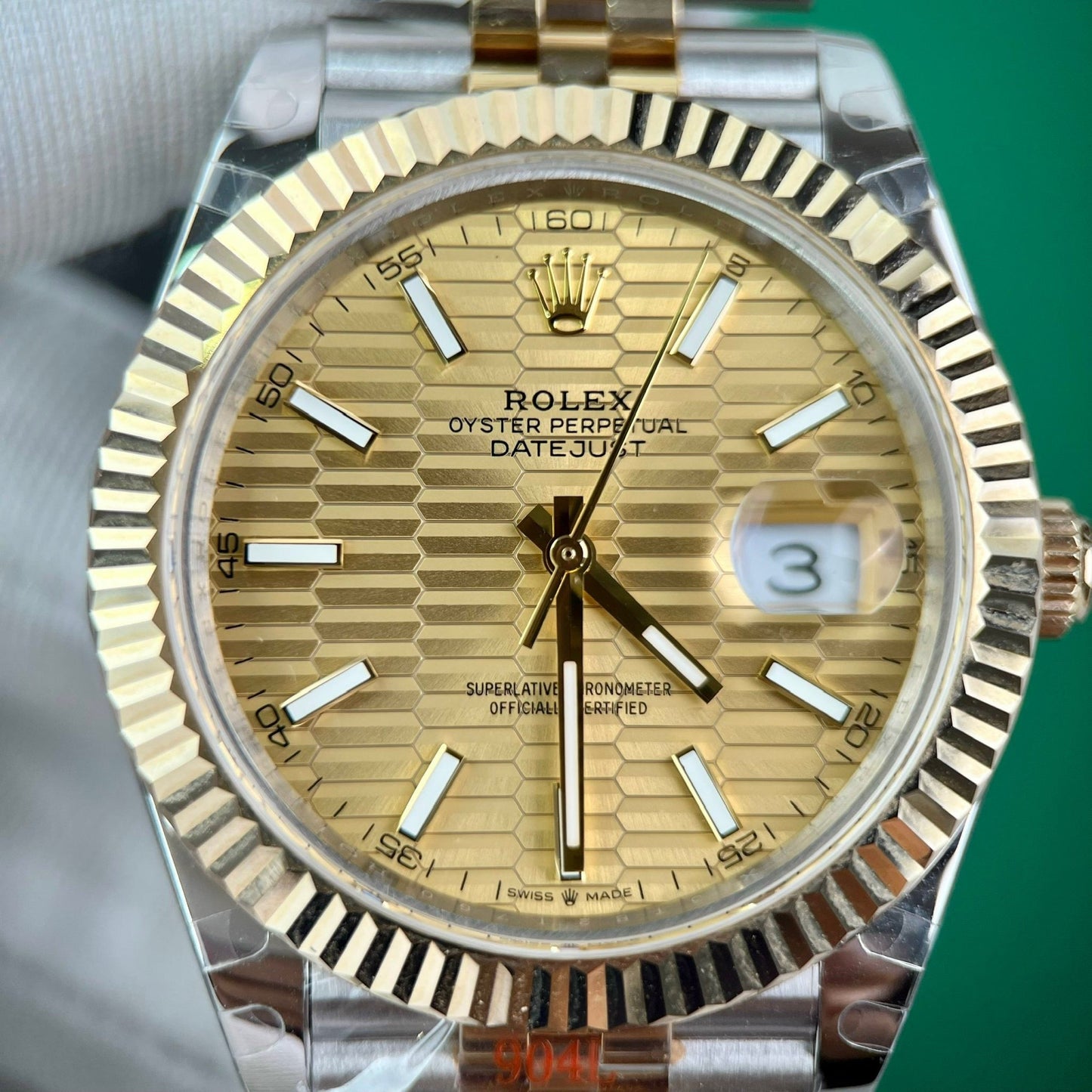 Rolex Datejust 41 126333-0022 Best 1:1 Edizione 18K Oro Wrapped