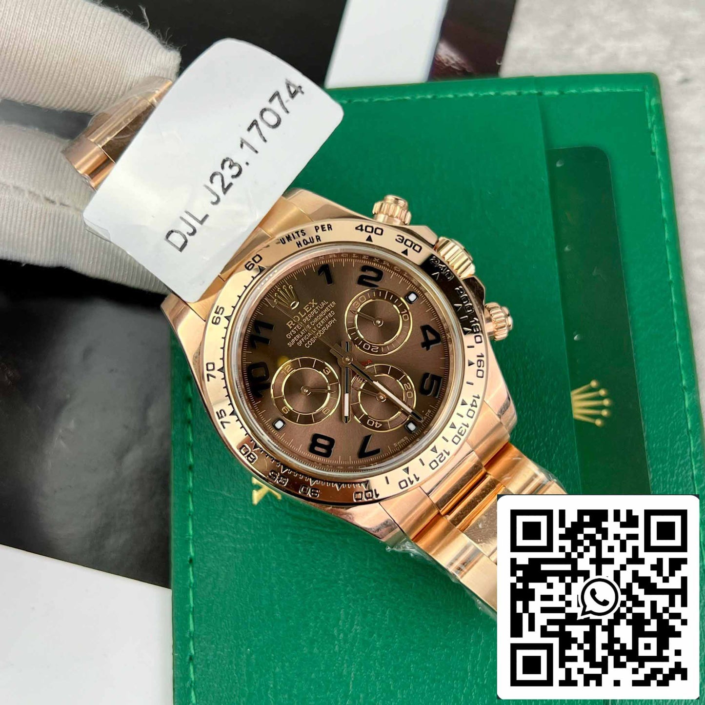 Rolex Daytona 116515 Rosa Oro Chocolate Arabic quadrante - BT Fabbrica best 1:1 Edizione