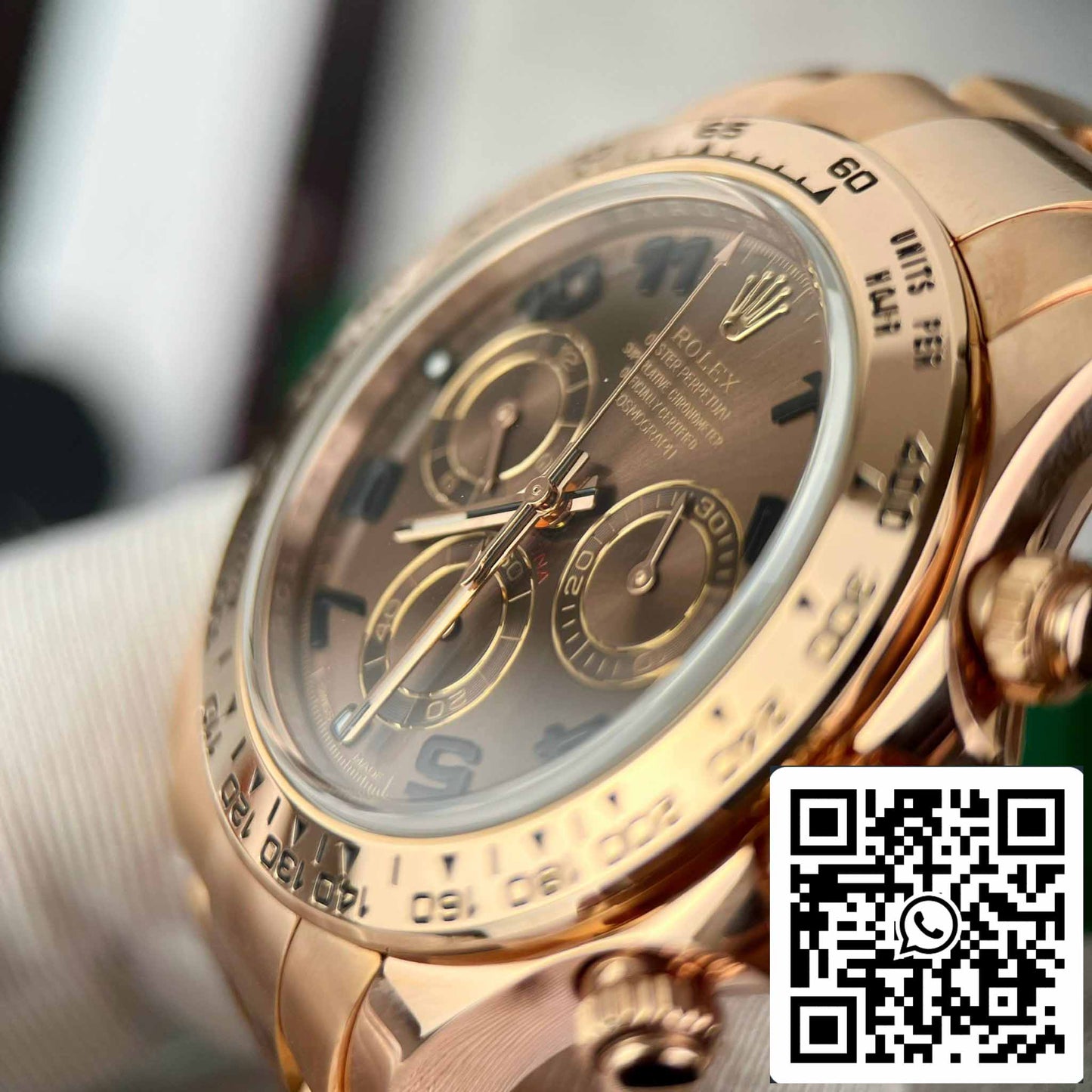 Rolex Daytona 116515 Rosa Oro Chocolate Arabic quadrante - BT Fabbrica best 1:1 Edizione