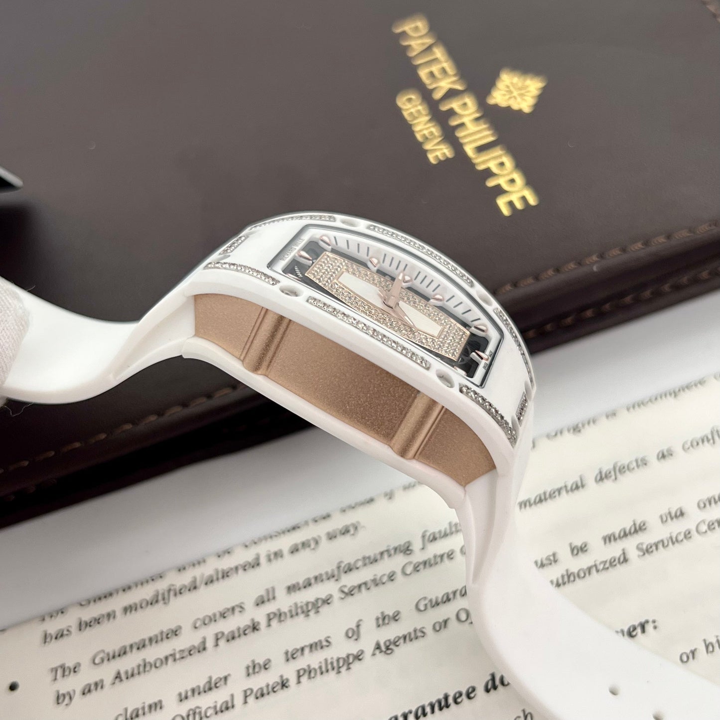 Richard Mille RM 07-01 1:1 Best Edition RM Fabbrica White Ceramic Case