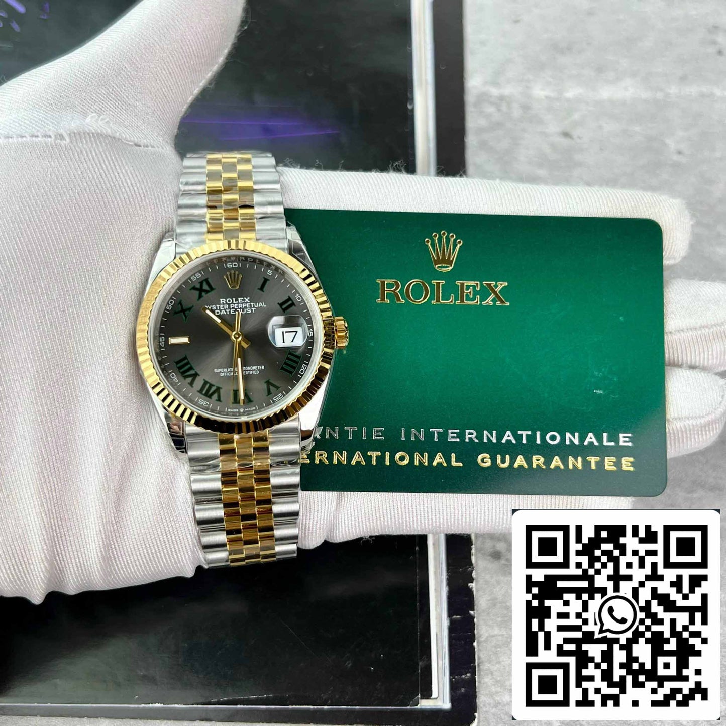 replica Rolex Datejust 36 126233 Wimbledon quadrante Best 1:1 Edizione VS Fabbrica
