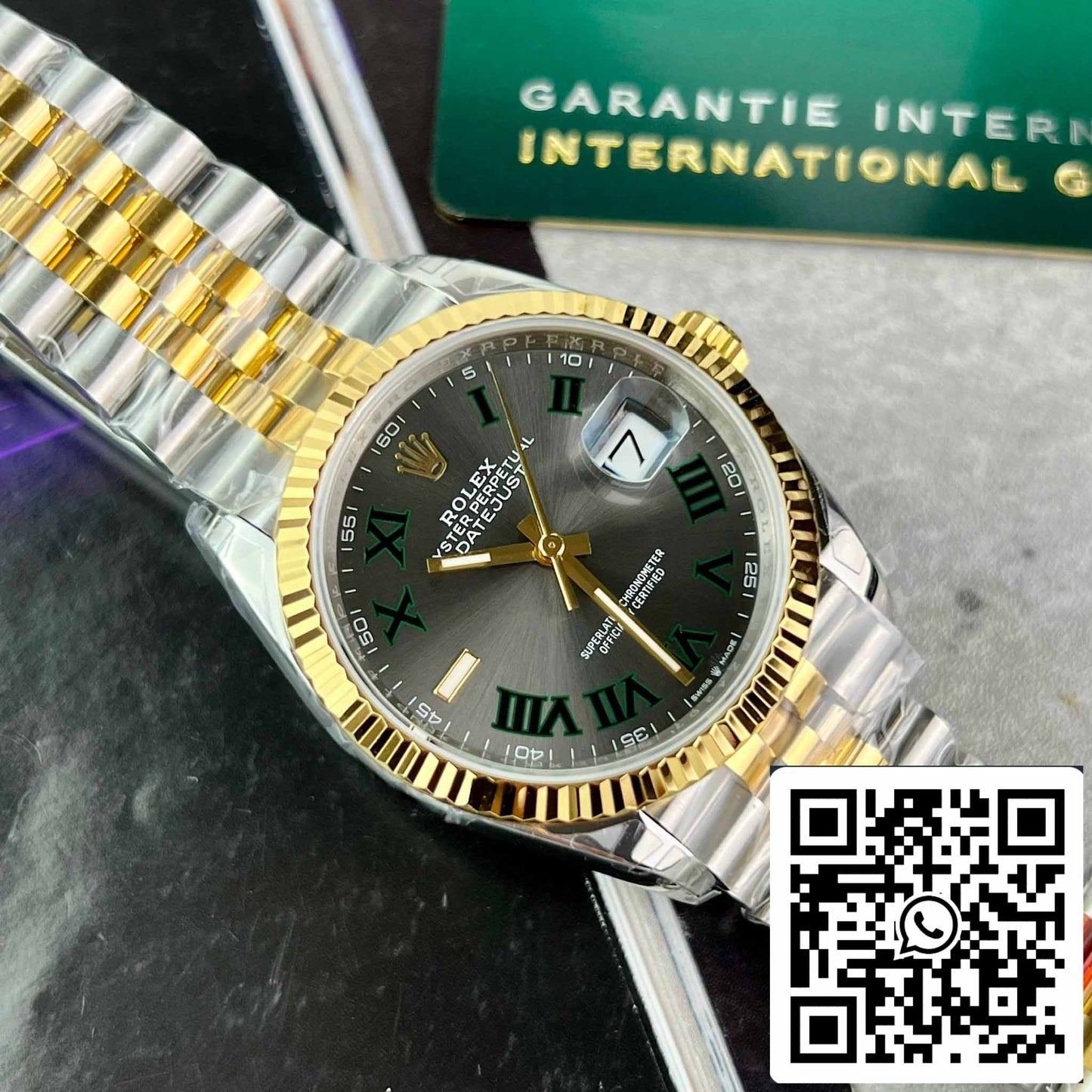 replica Rolex Datejust 36 126233 Wimbledon quadrante Best 1:1 Edizione VS Fabbrica
