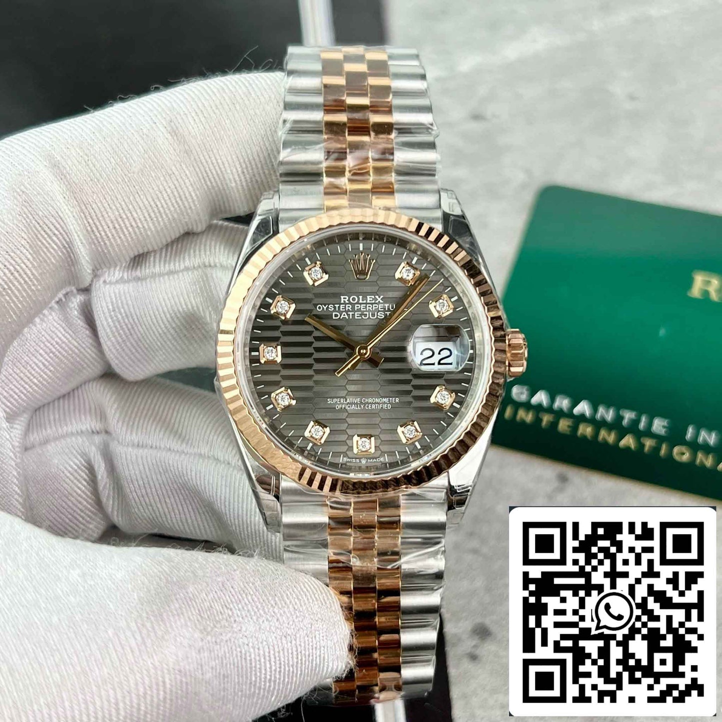 replica Rolex Datejust 126231-0041 Watch 36mm Best 1:1 Edizione VS Fabbrica