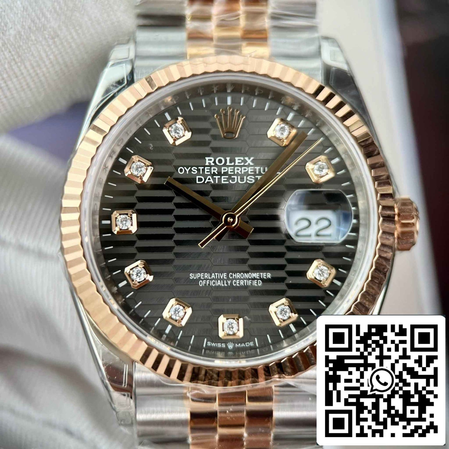 replica Rolex Datejust 126231-0041 Watch 36mm Best 1:1 Edizione VS Fabbrica