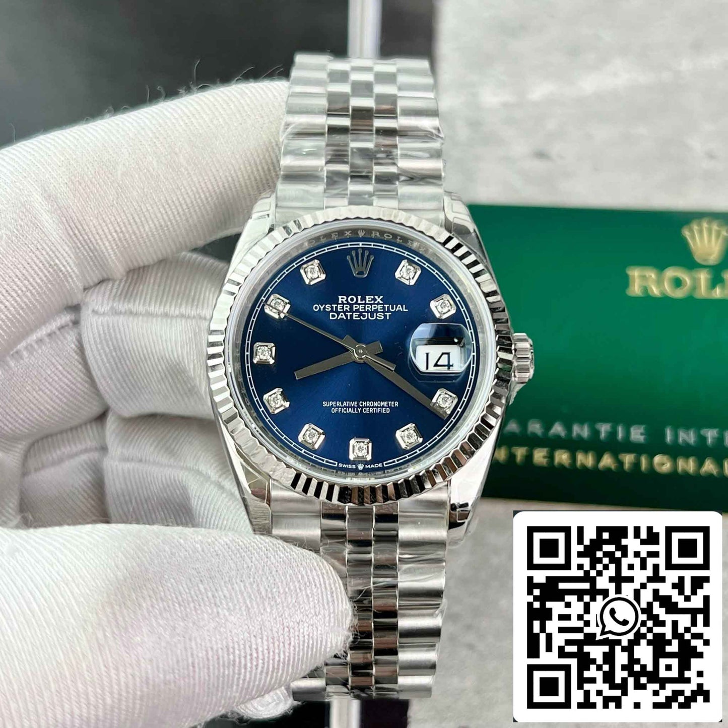 replica Rolex Datejust 36 M126234-0037 Oystersteel Best 1:1 Edizione VS Fabbrica