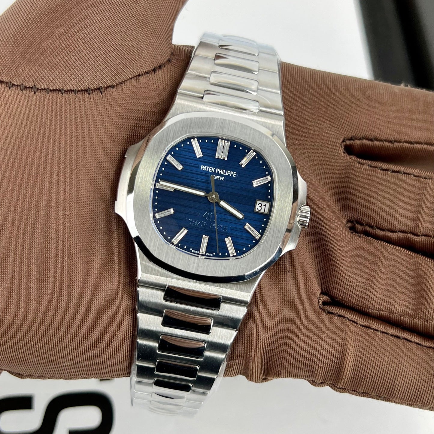 Patek Philippe Nautilus 5711/1P 40TH Anniversary 3K Fabbrica 1:1 edizione melhor Swiss ETA324