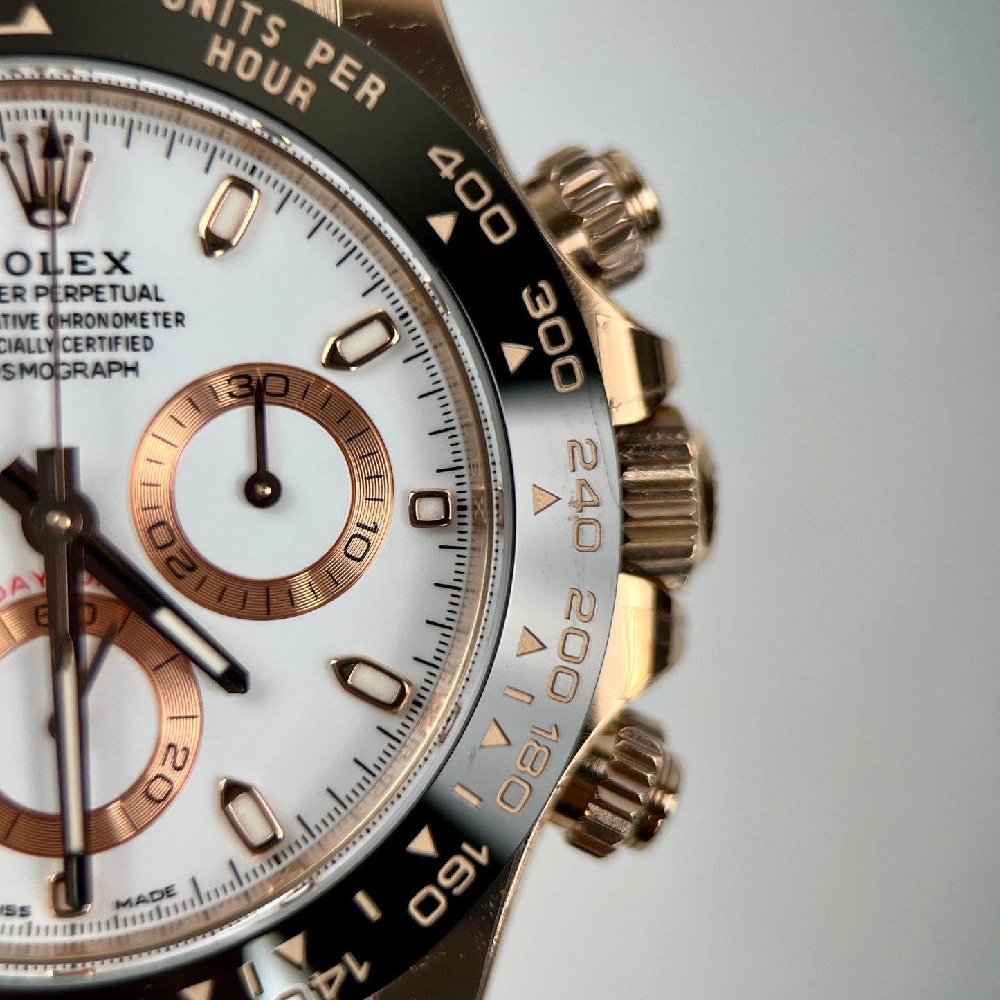 Rolex Daytona M116505-0010 1:1 edição melhor BT Fabbrica Rosa Oro Gomma cinturino