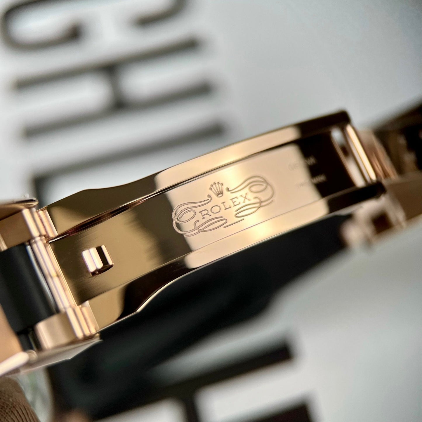 Rolex Daytona M116505-0010 1:1 edição melhor BT Fabbrica Rosa Oro Gomma cinturino