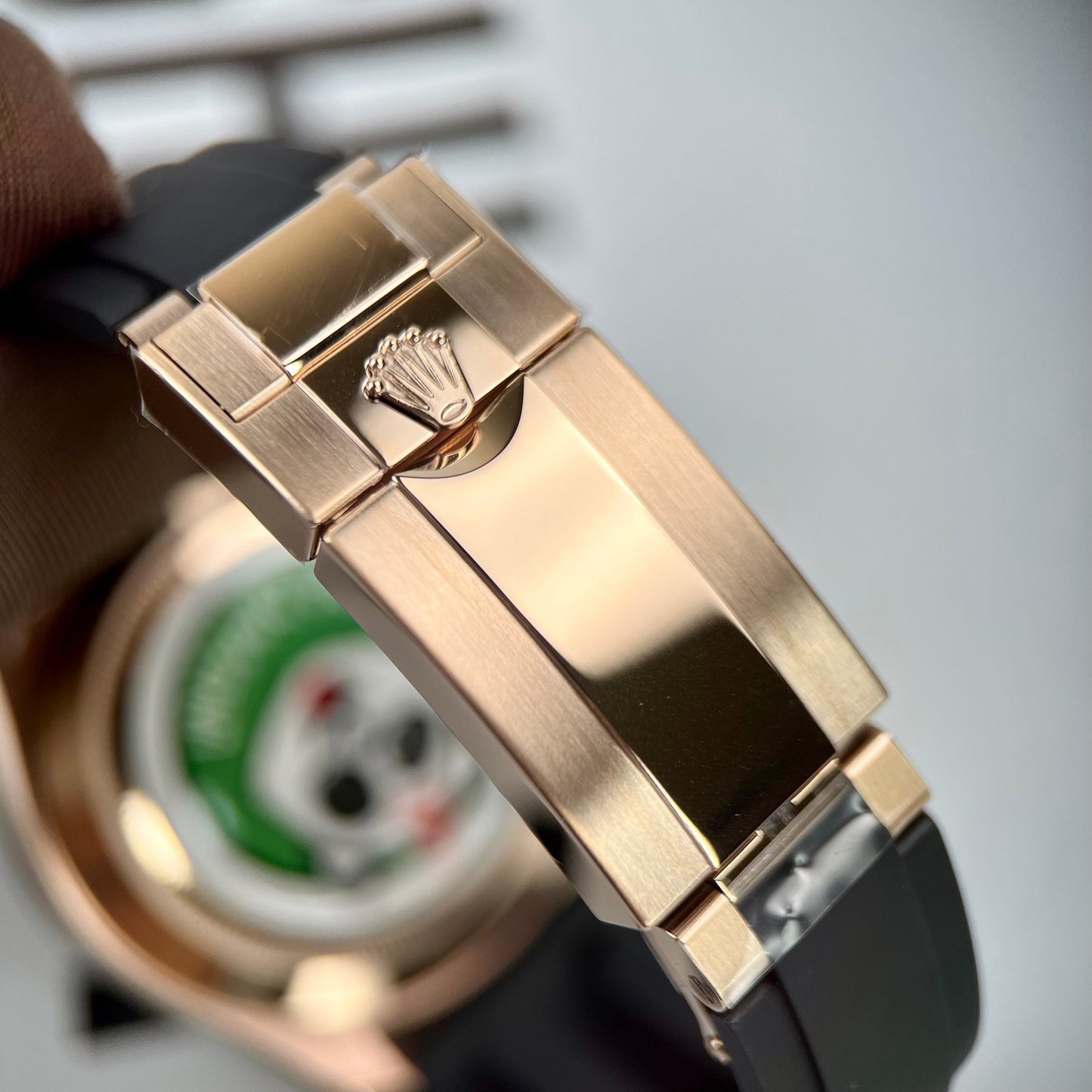 Rolex Daytona M116505-0010 1:1 edição melhor BT Fabbrica Rosa Oro Gomma cinturino