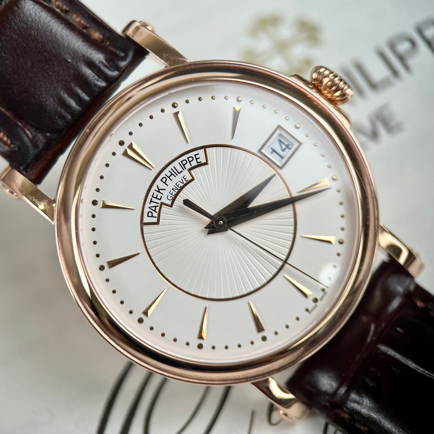 Patek Philippe Calatrava 5153R-001 revestido em amarelo 18k Oro 3K Fabbrica